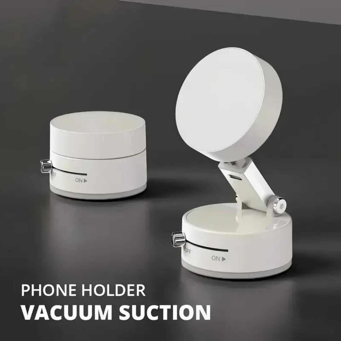 Magnetic Wireless Phone Holder with Vacuum Suction Cup