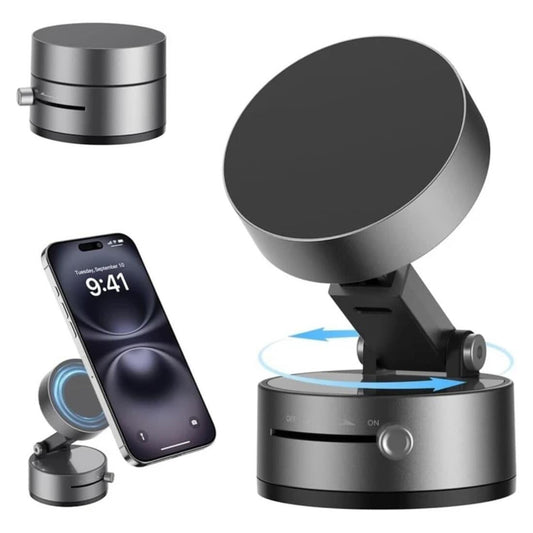 Magnetic Wireless Phone Holder with Vacuum Suction Cup